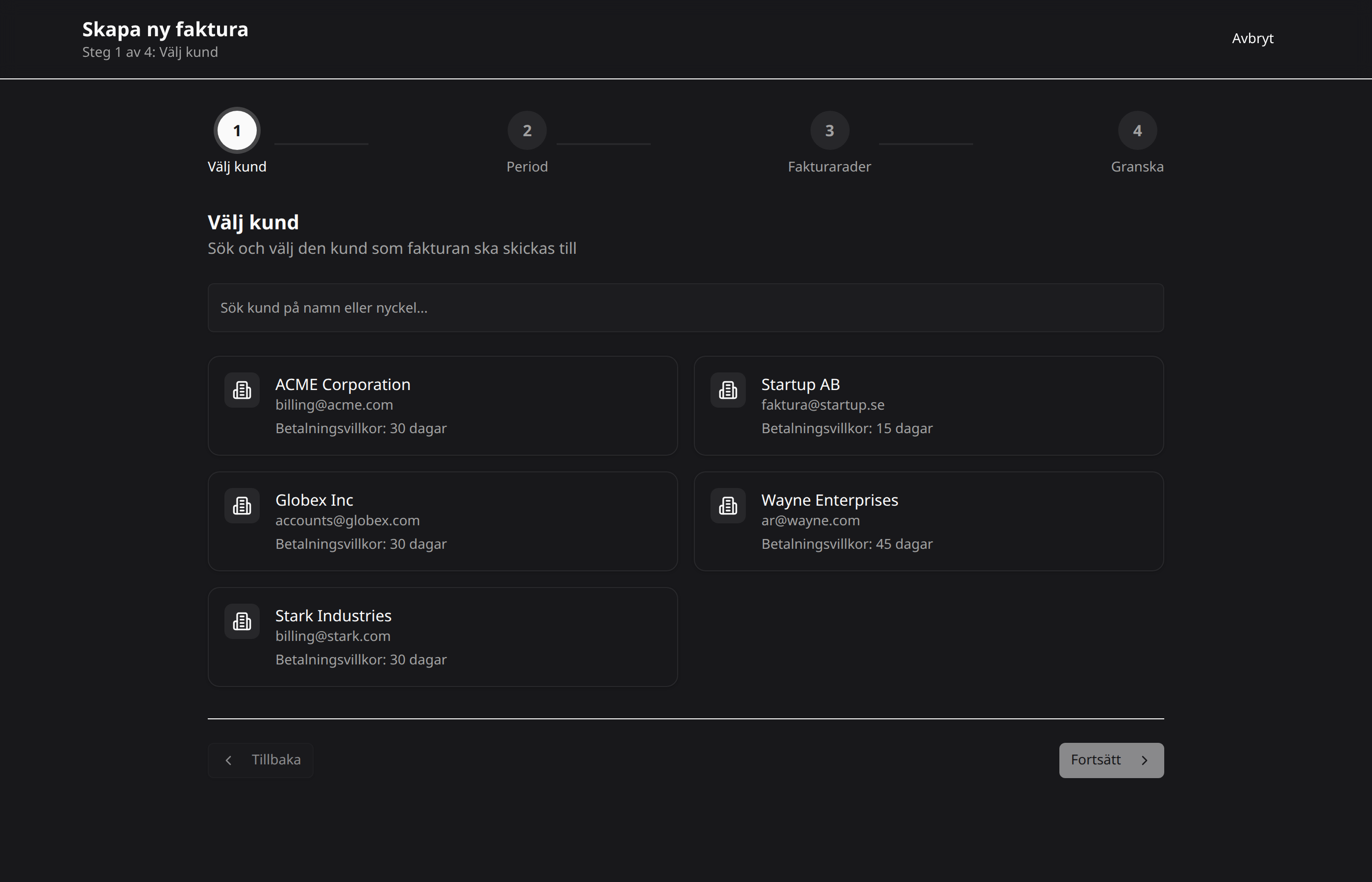Invoice Portal - Screenshot 2